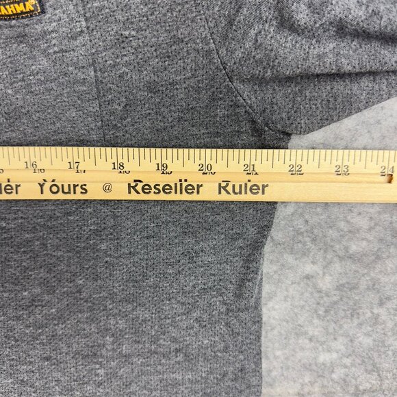 Brahma T-Shirt Mens L Gray Crewneck Pullover Front Pocket Long Sleeve - Picture 6 of 9